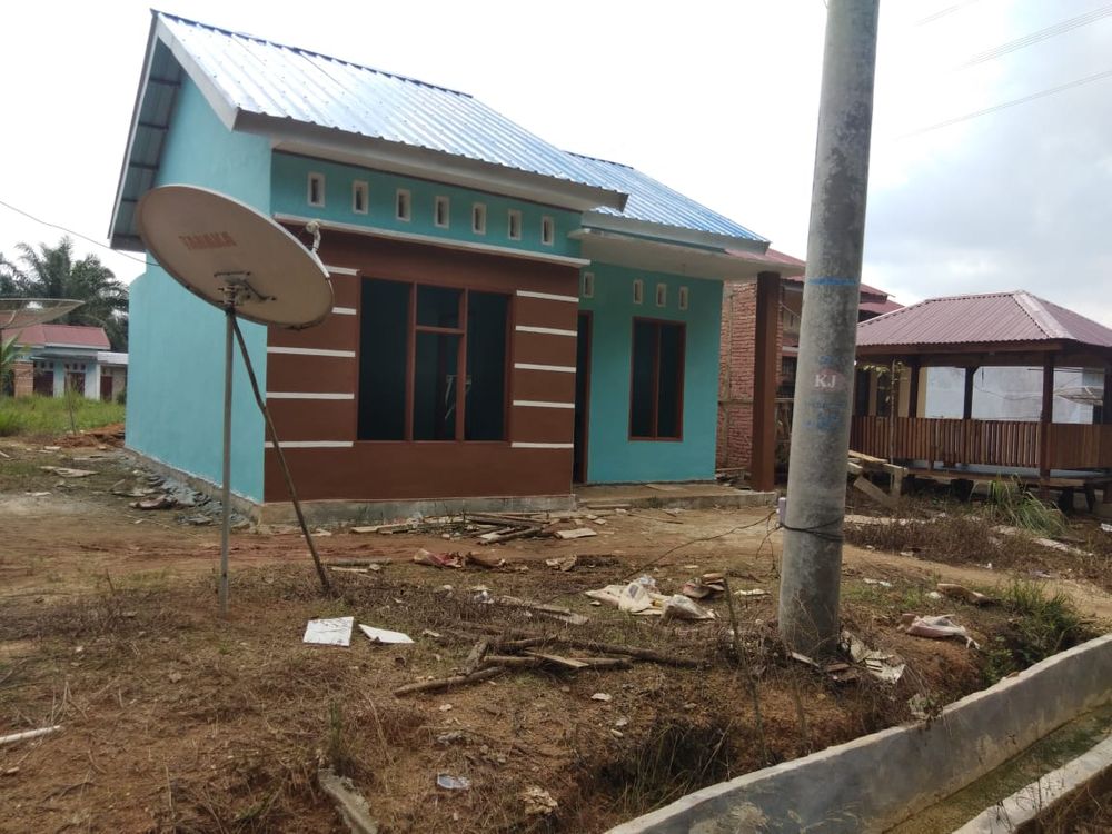 foto tampak rumah tipe 36/120 perumahan Taman Lesung Indah