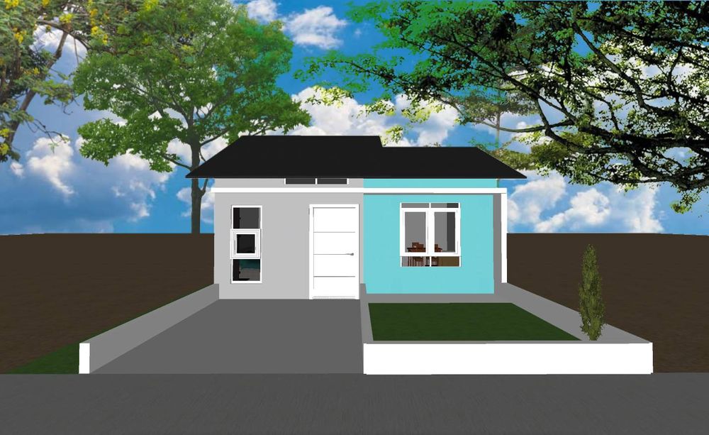 foto tampak rumah tipe JAFA NUR perumahan JAFA NUR