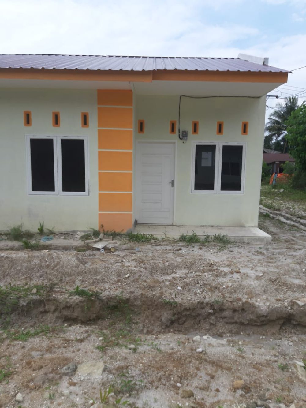 foto tampak rumah tipe 36 perumahan PERMATA HIJAU PERMAI I