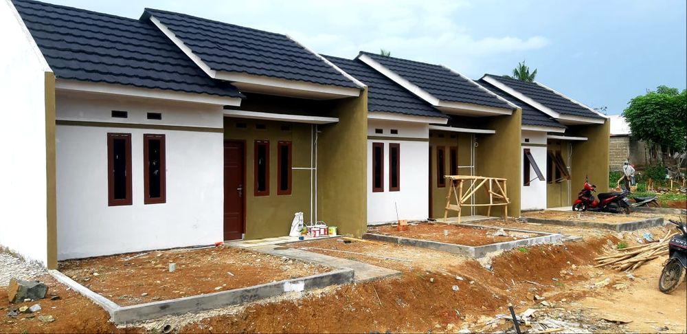 foto tampak rumah tipe MUTIARA 22/60 perumahan Mutiara Tanjakan Mekar