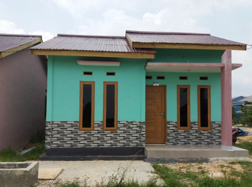 foto tampak rumah tipe 36 perumahan MUTIARA KERINCI INDAH