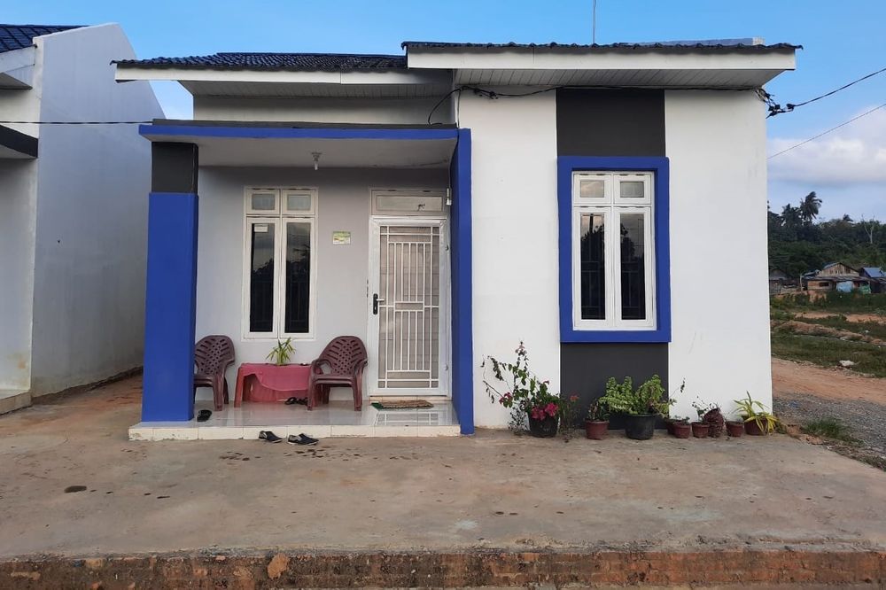 foto tampak rumah tipe 36 perumahan YUSRA RESIDENCE 01