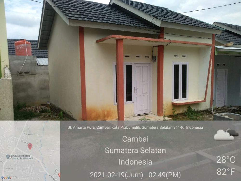 foto tampak rumah tipe reguler perumahan GRAND ROYAL PANDAWA