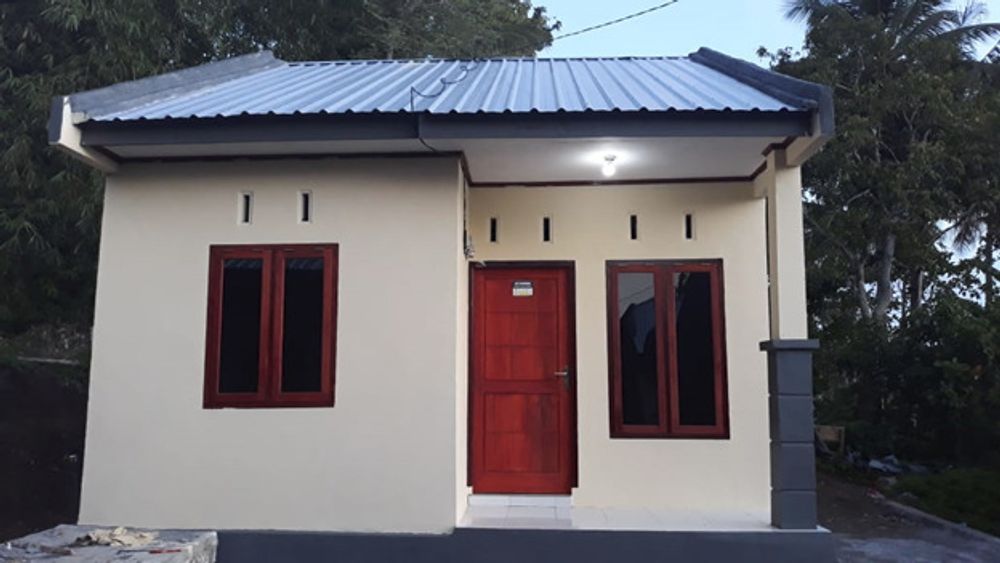 foto tampak rumah tipe SUBSIDI perumahan Abdi Negara Residence Kastela