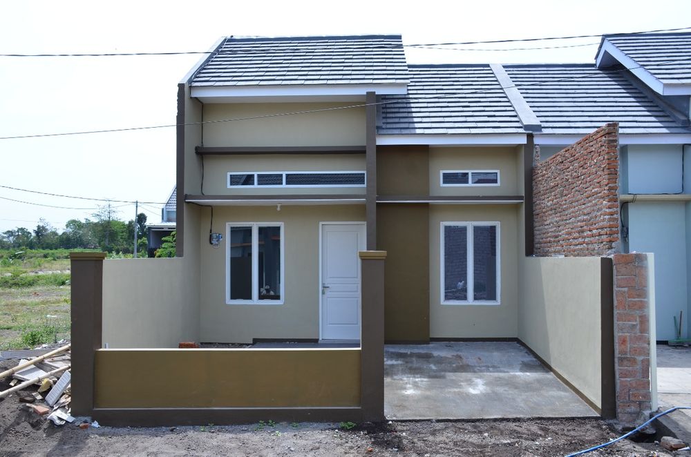 foto tampak rumah tipe 36 perumahan Kelapa Gading Regency