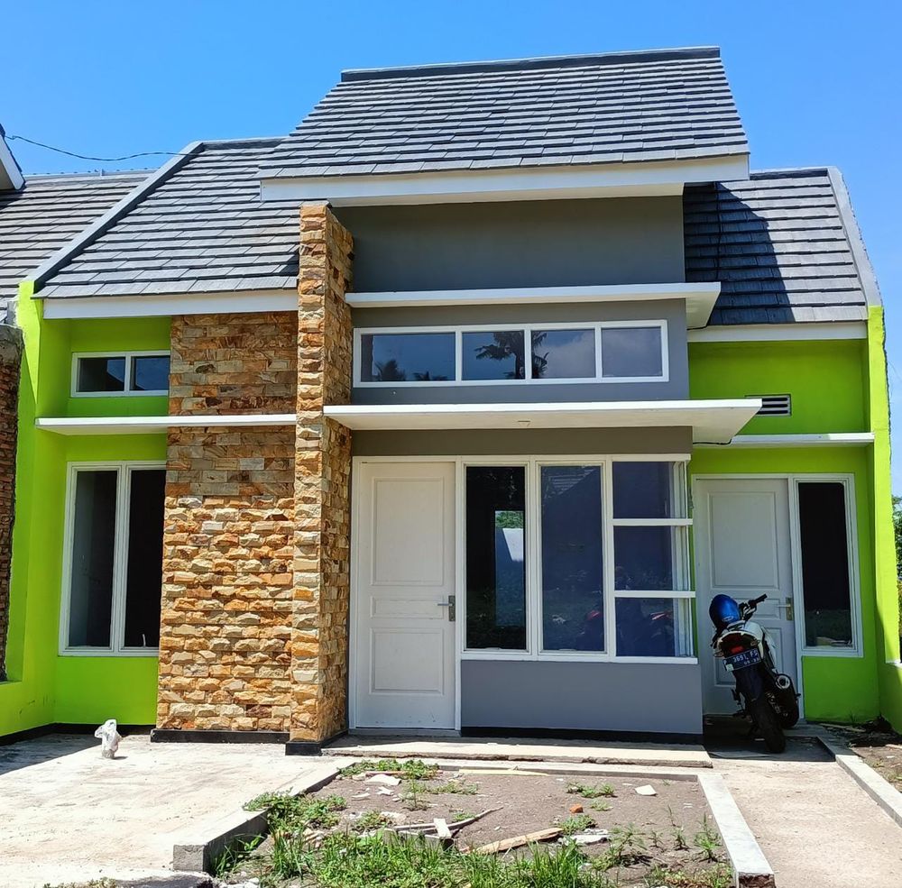 foto tampak rumah tipe 45 perumahan Kelapa Gading Regency