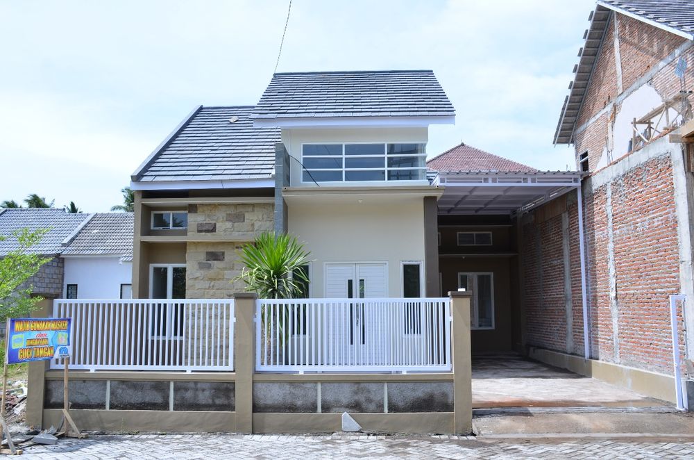 foto tampak rumah tipe 60 perumahan Kelapa Gading Regency