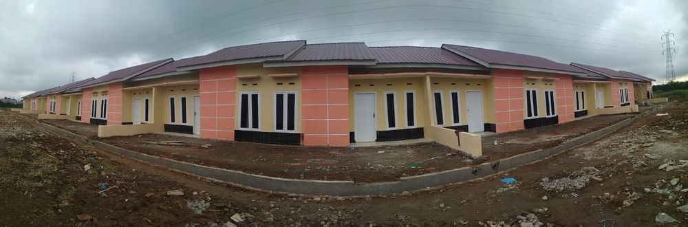 foto tampak rumah tipe 36 perumahan Perumahan Green Residence Baru Berastagi ( Gurusinga )