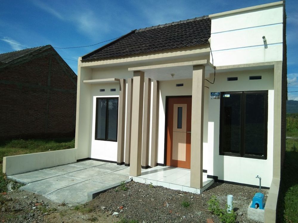 foto tampak rumah tipe 36 perumahan Green City
