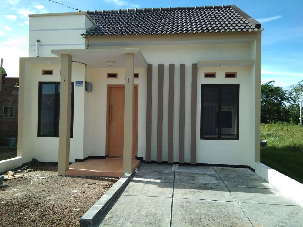 foto tampak rumah tipe 36 perumahan Green City