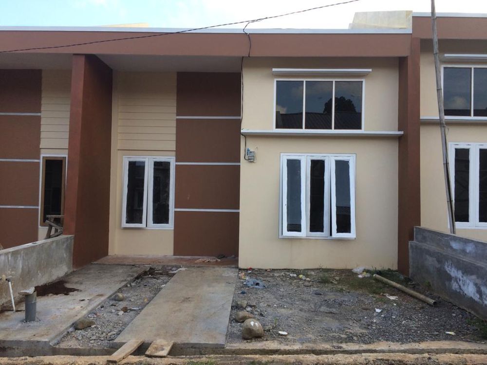 foto tampak rumah tipe 45/72 perumahan Bukit mega harmoni