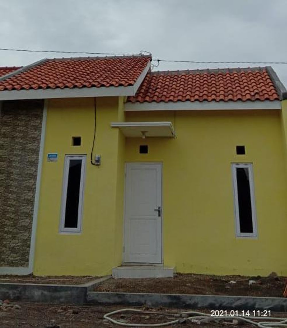 foto tampak rumah tipe 30 perumahan CLUSTER GRAHA PALMA