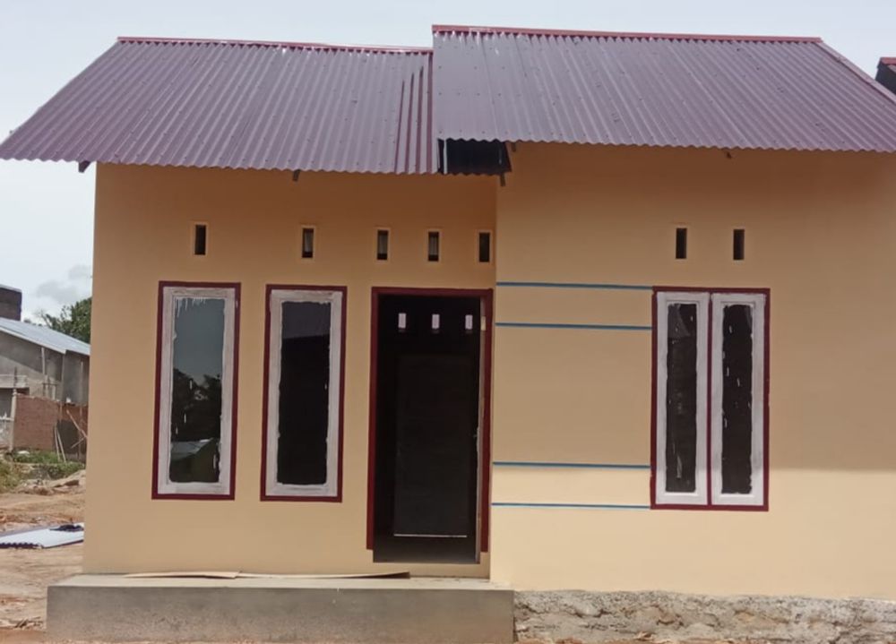 foto tampak rumah tipe Rumah Subsidi perumahan Taman Insani III