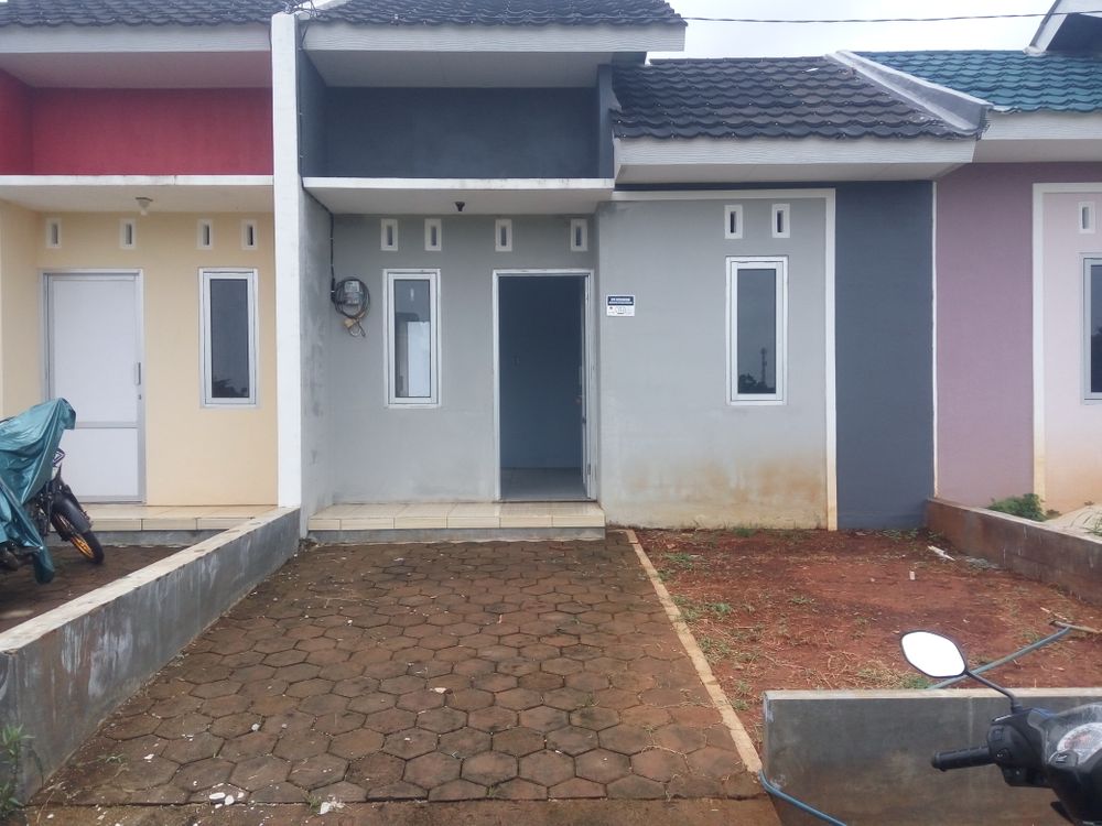 foto tampak rumah tipe 22/60 perumahan Mayong Raya Indah