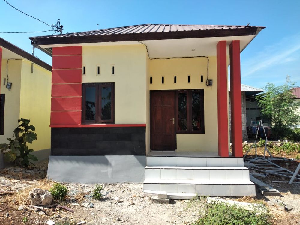 foto tampak rumah tipe 36 perumahan REGANS RECIDENCE