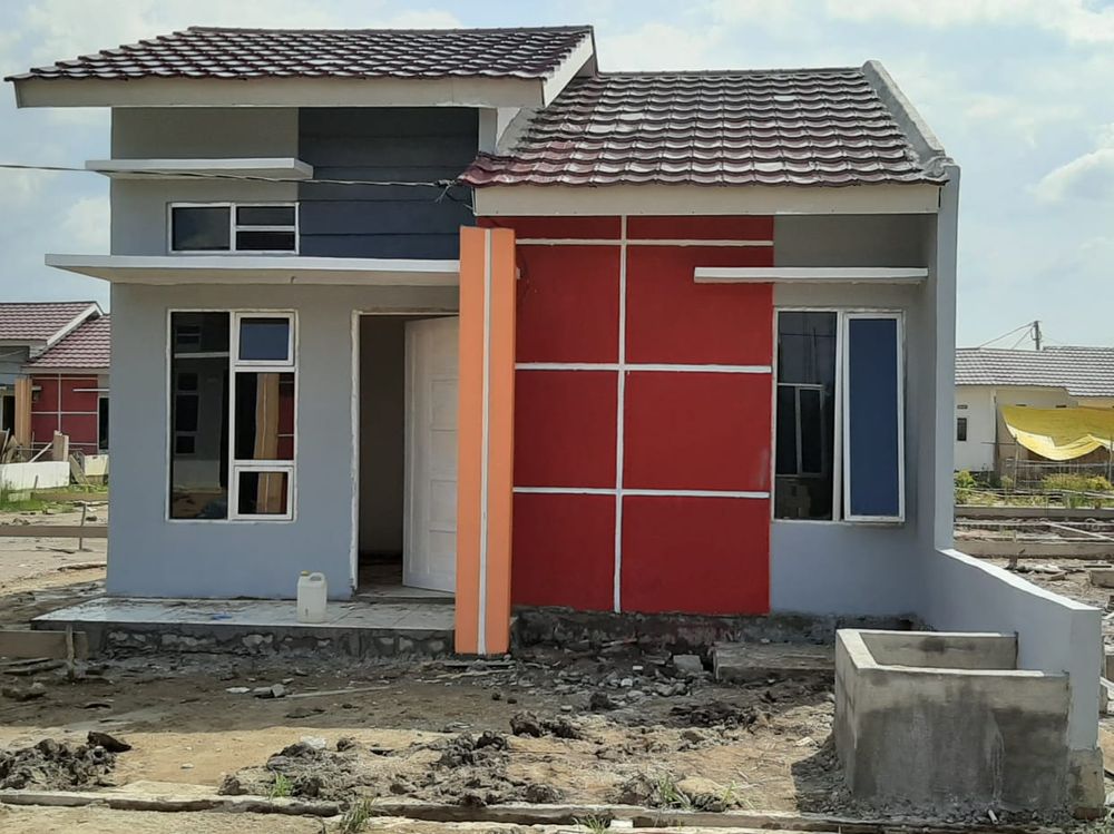 foto tampak rumah tipe RST perumahan Griya Permata Handayani