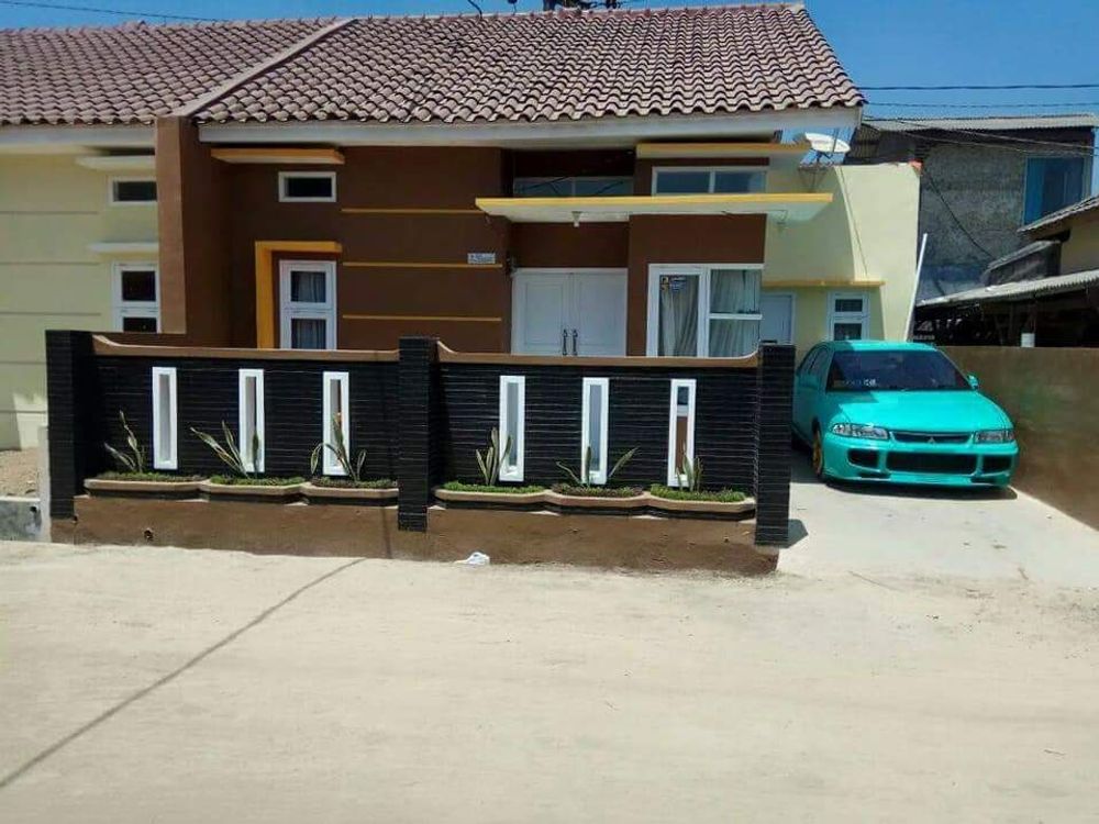 foto tampak rumah tipe 50/80 perumahan PAWENANG RESIDENCE