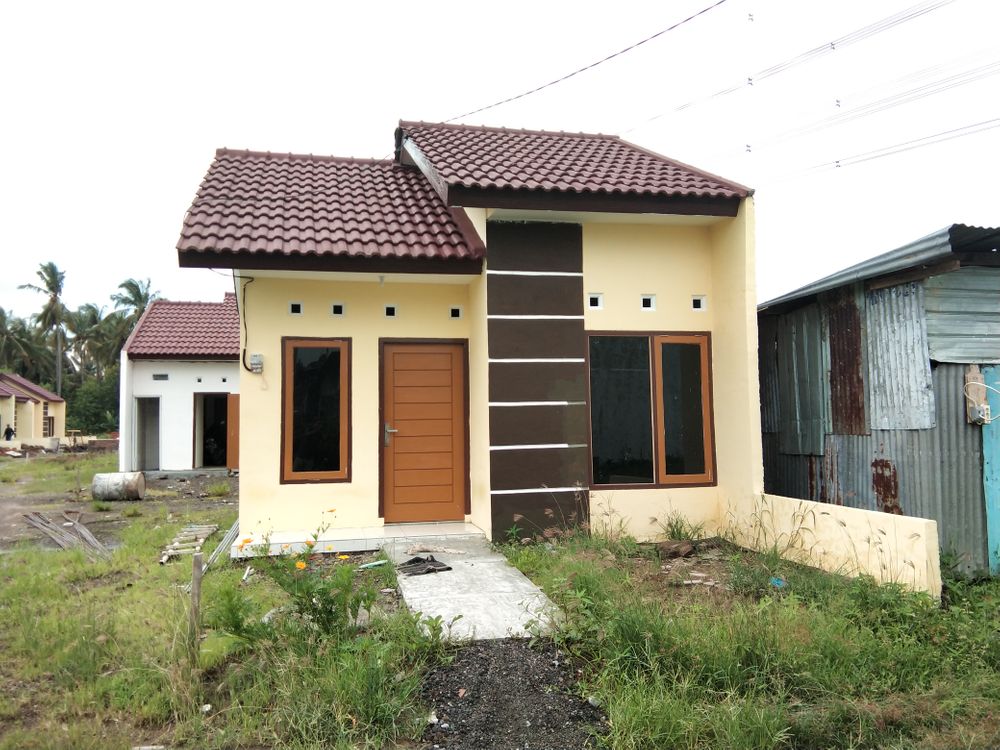 foto tampak rumah tipe 27/83 perumahan Nuansa Bangetayu Asri
