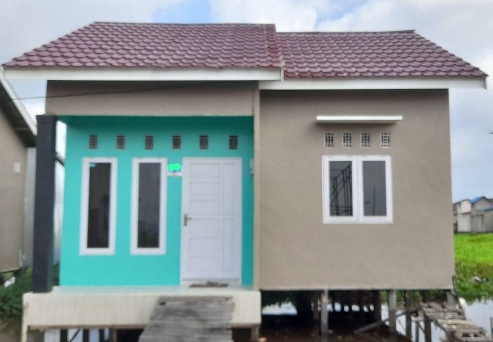 foto tampak rumah tipe 36 perumahan BOGA TENGAH PERMAI