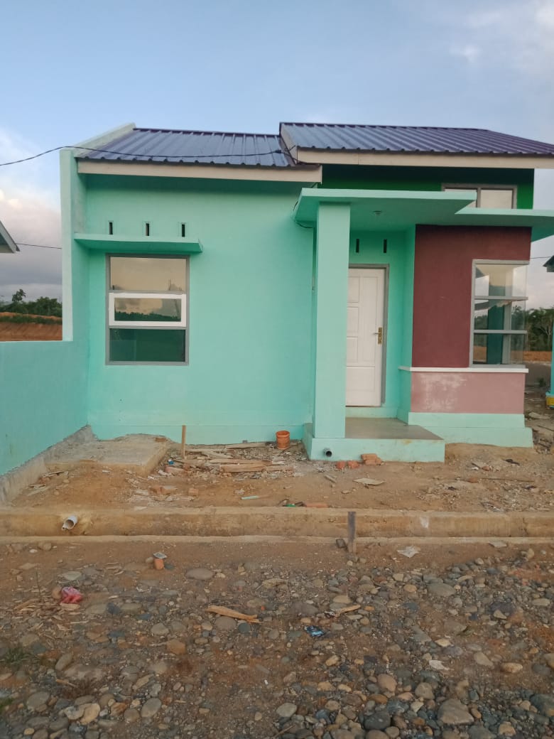 foto tampak rumah tipe 36 perumahan MUTIA RAIHAN RESIDENCE