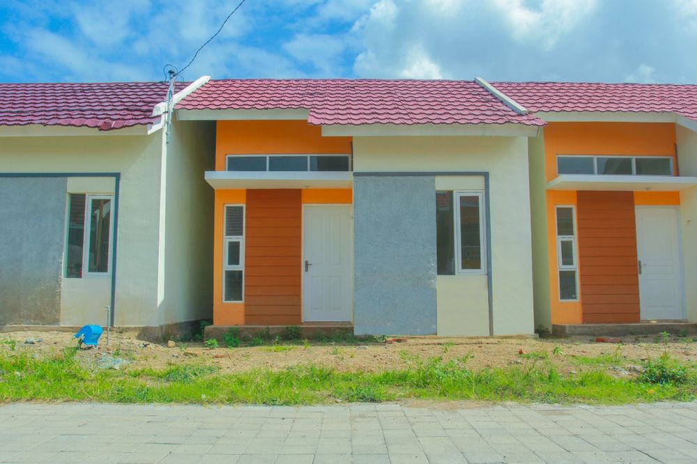 foto tampak rumah tipe MBS perumahan MAHKOTA BERTAIS TAHAP 2