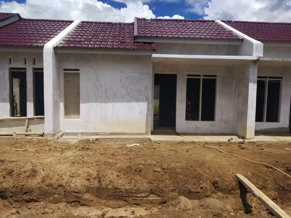 foto tampak rumah tipe 36 perumahan GREEN MUSLIM V (Koto Malintang)