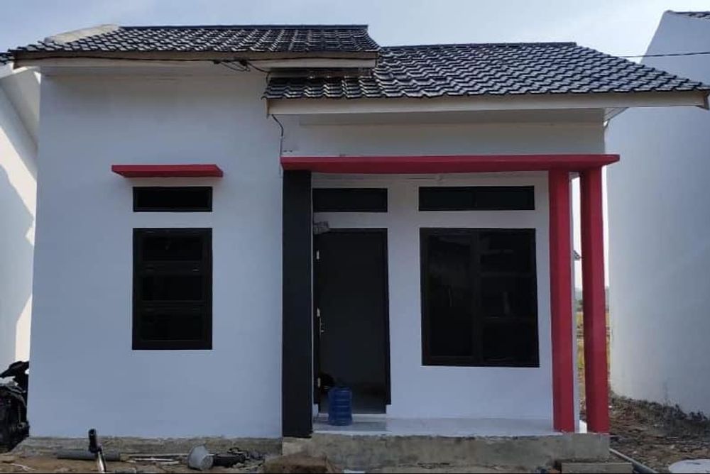 foto tampak rumah tipe 40/104 perumahan KANA GRIYA MEGAH