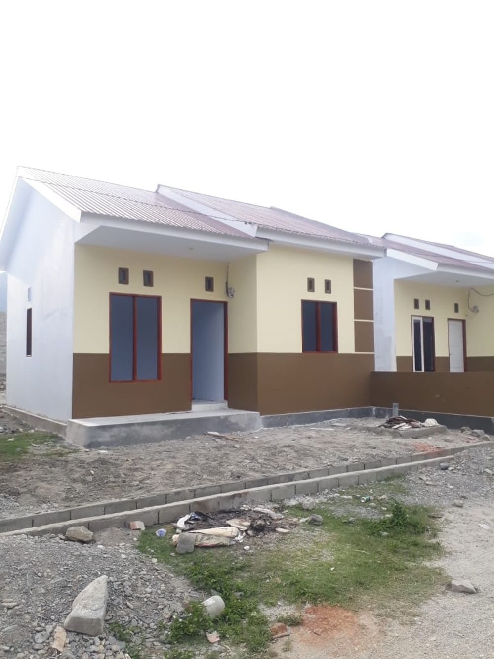 foto tampak rumah tipe 36/100 perumahan Baliase Square
