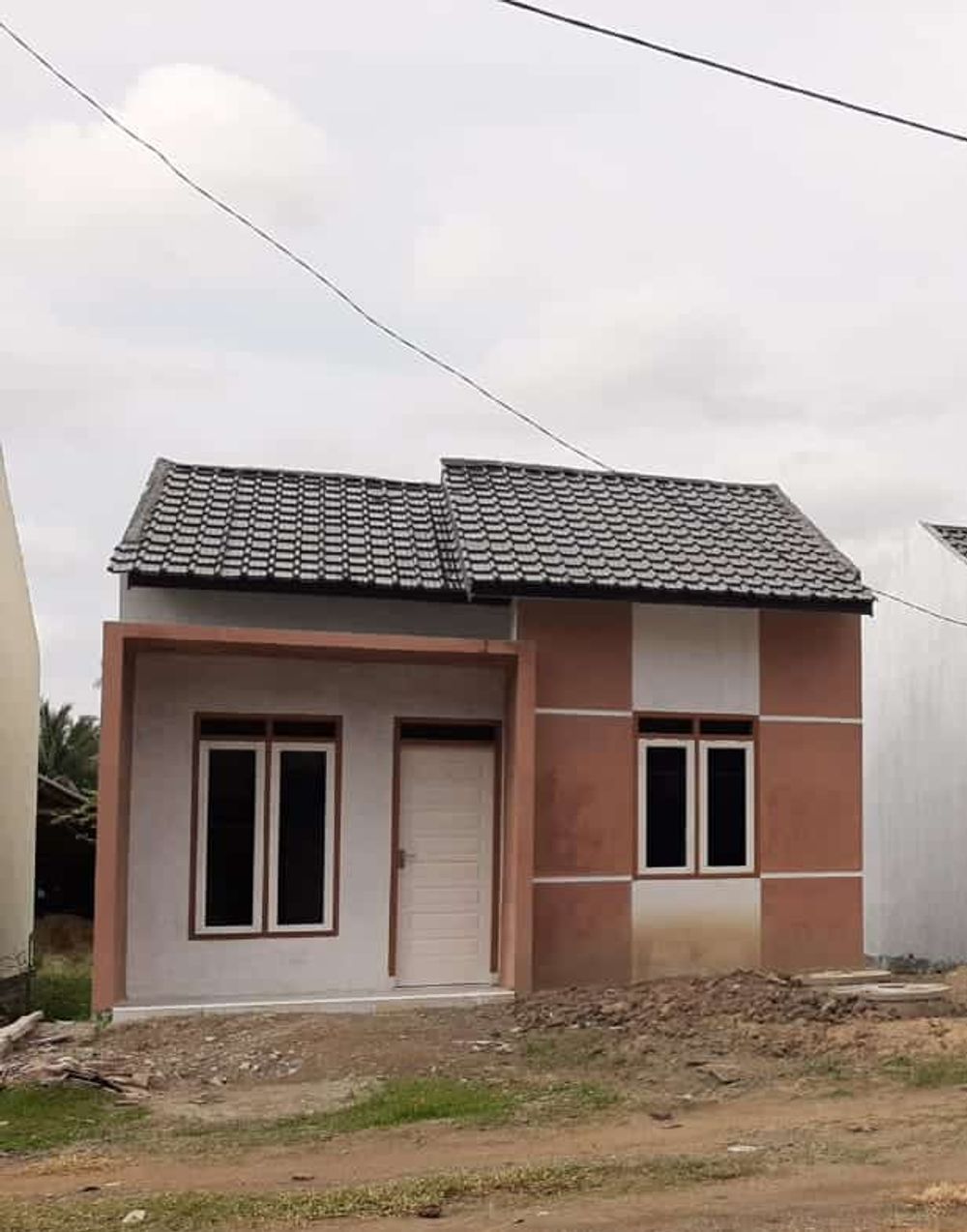 foto tampak rumah tipe PURI perumahan PURI ELANG RESIDENCE