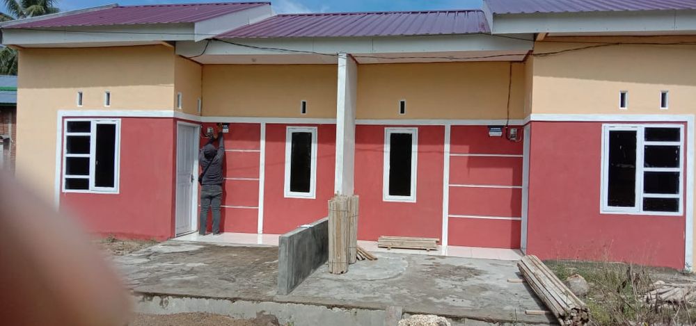 foto tampak rumah tipe 36/72M2 perumahan BERKAT PESONA MADATTE