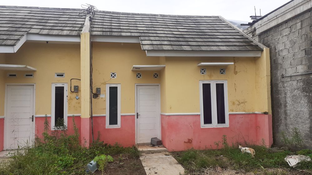 foto tampak rumah tipe 30 perumahan PT. JOGLO JAYA ABADI