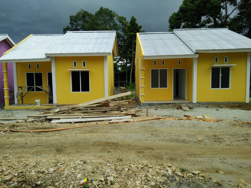 foto tampak rumah tipe 36 perumahan GRIYA MANGGOAPI