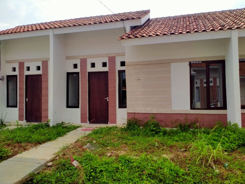 foto tampak rumah tipe 6 x 10 perumahan Pondok Dewata Tigaraksa