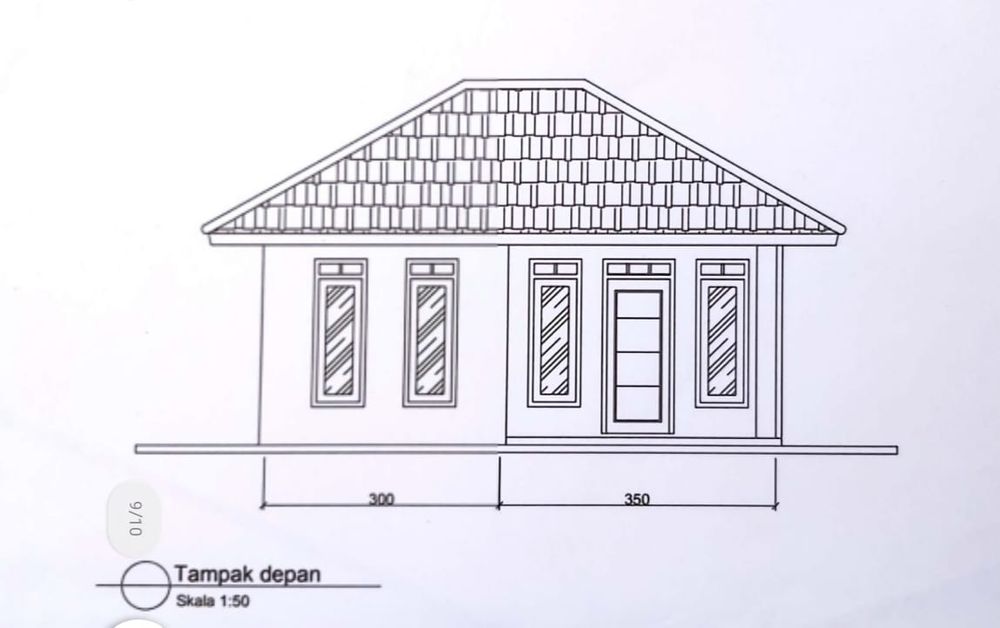 foto tampak rumah tipe 36 perumahan GRIYA INDAH