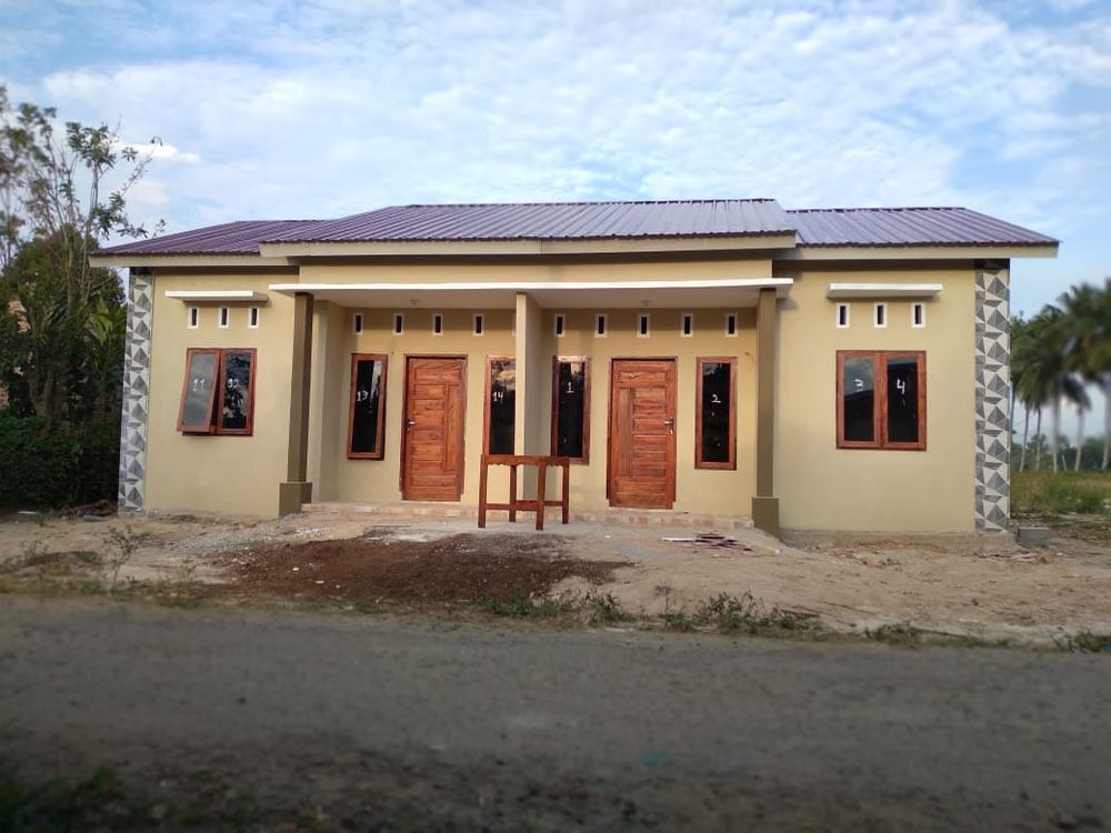 foto tampak rumah tipe 36/102 perumahan Montana Residence