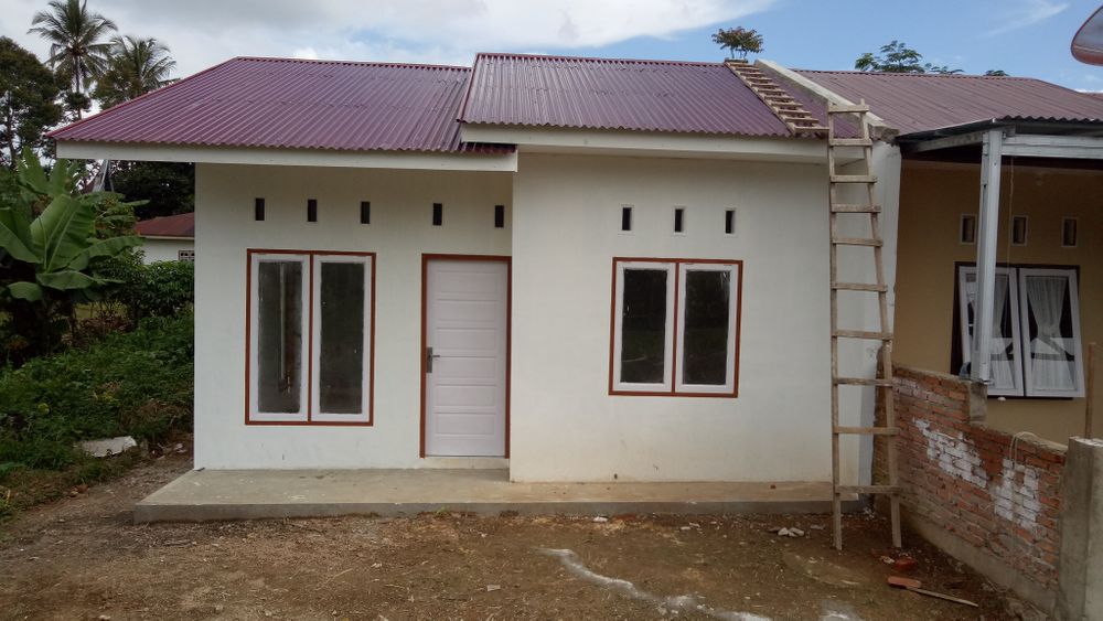 foto tampak rumah tipe 36 perumahan Green Mubarak