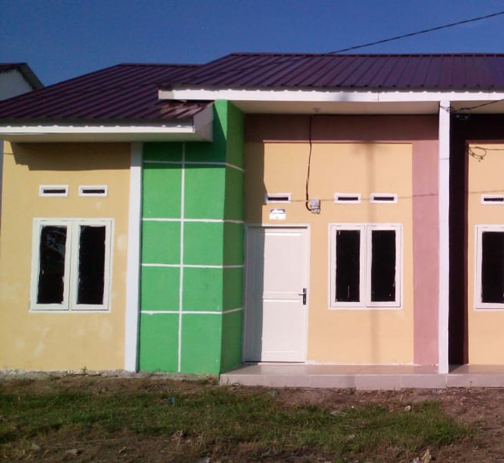 foto tampak rumah tipe 36 perumahan Griya Bahagia baru