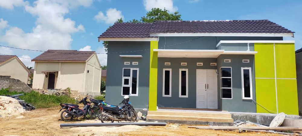 foto tampak rumah tipe 36 perumahan ARTHA GARDEN