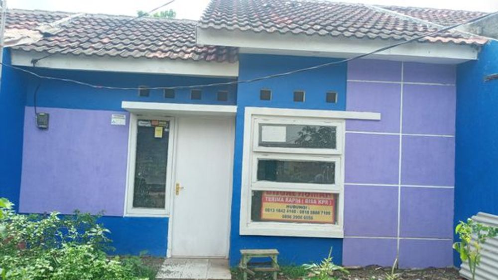 foto tampak rumah tipe 36/60 perumahan Puri Harmoni 6