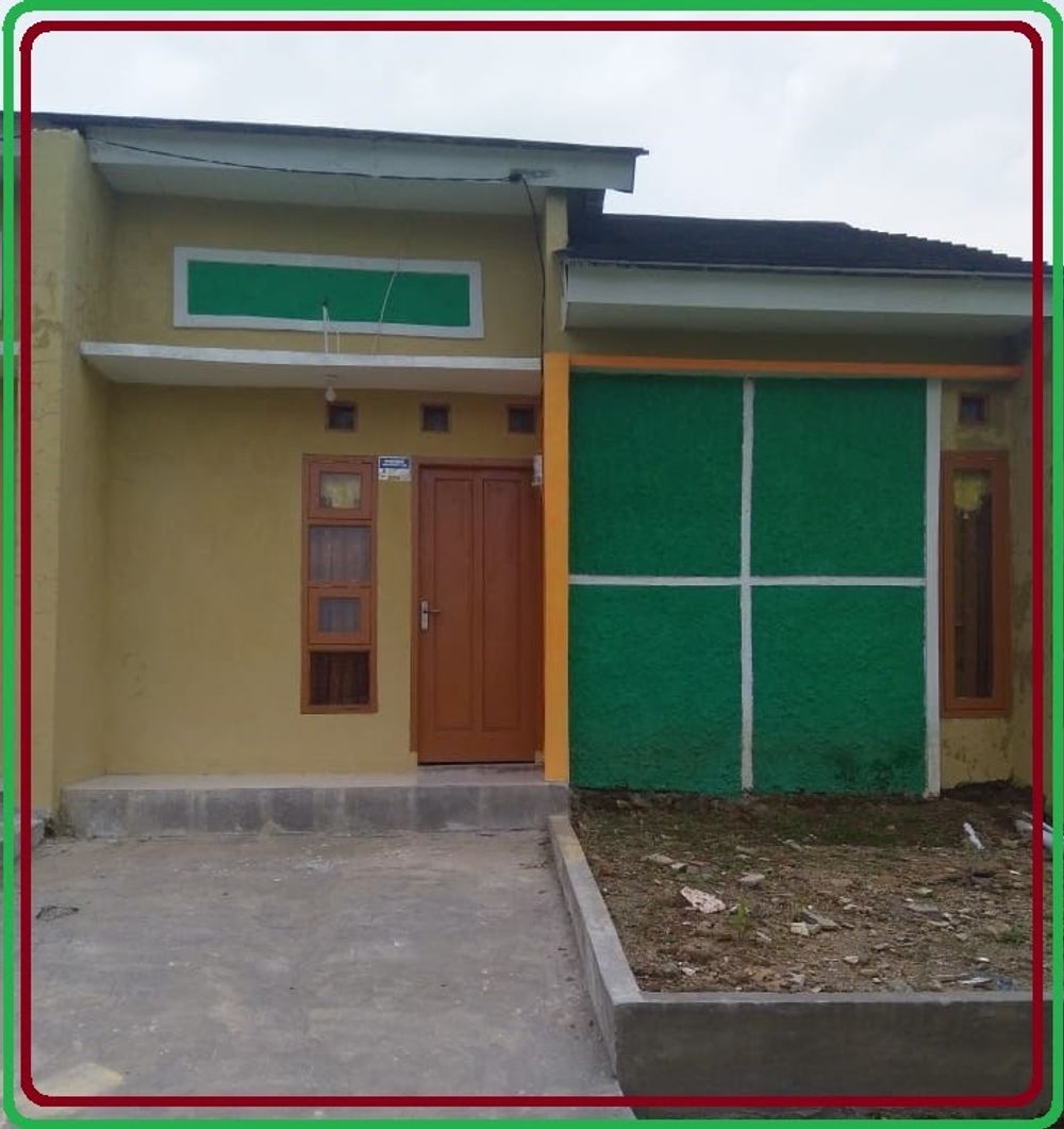 foto tampak rumah tipe 36/72 perumahan Pesona Kahuripan Surapandan