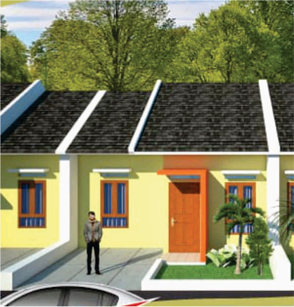 foto tampak rumah tipe 36/72 perumahan Bukit cikopo indah