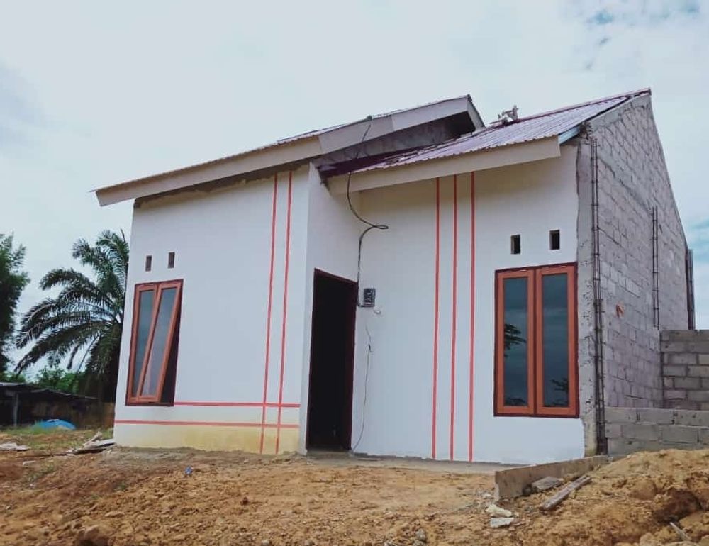 foto tampak rumah tipe 36 perumahan SETIA MANDIRI