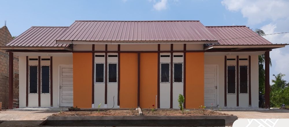 foto tampak rumah tipe Cluster Seruni Residence 1 perumahan CLUSTER SERUNI RESIDENCE 1