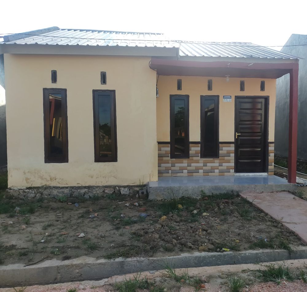 foto tampak rumah tipe 36 perumahan PURI KHANISSA RESIDENCE