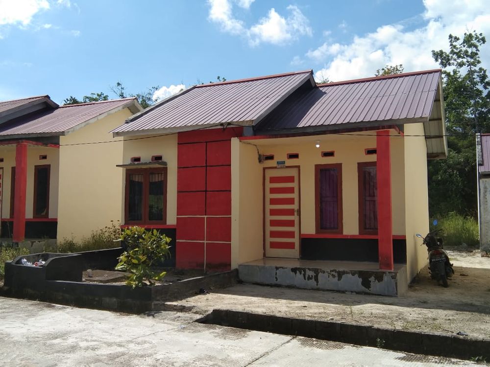 foto tampak rumah tipe 36/108 perumahan MUTIARA SHAKILA 2