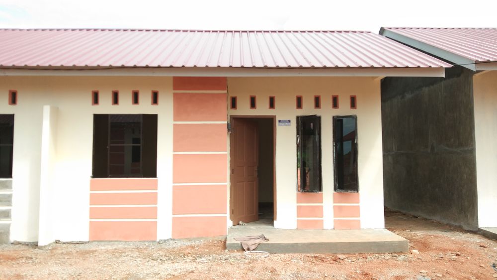 foto tampak rumah tipe 36/84 perumahan PERMATA GALAXY