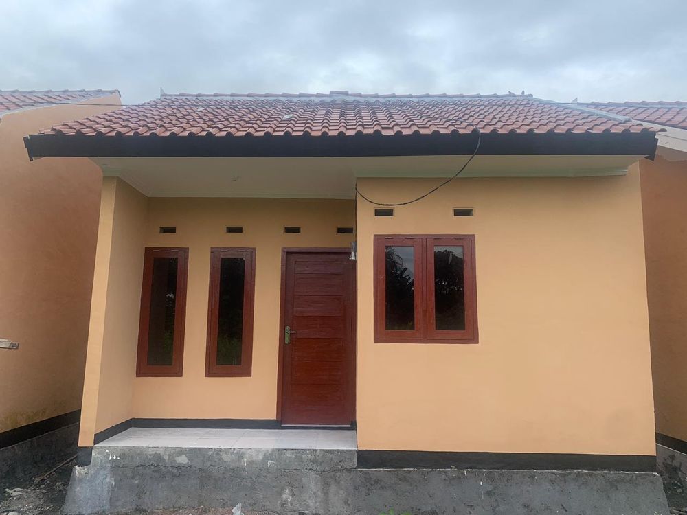 foto tampak rumah tipe 30 perumahan PANORAMA ALAM