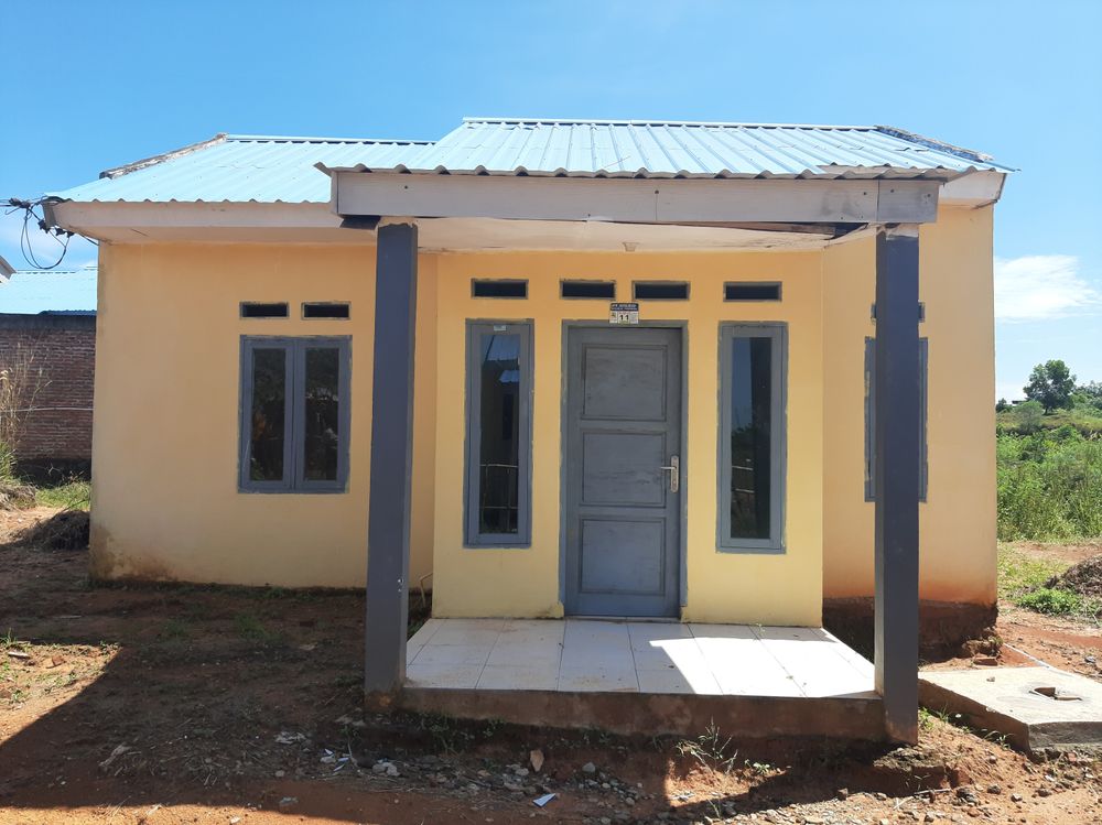 foto tampak rumah tipe 36 perumahan NAFILA SUKARAMI RESIDENT