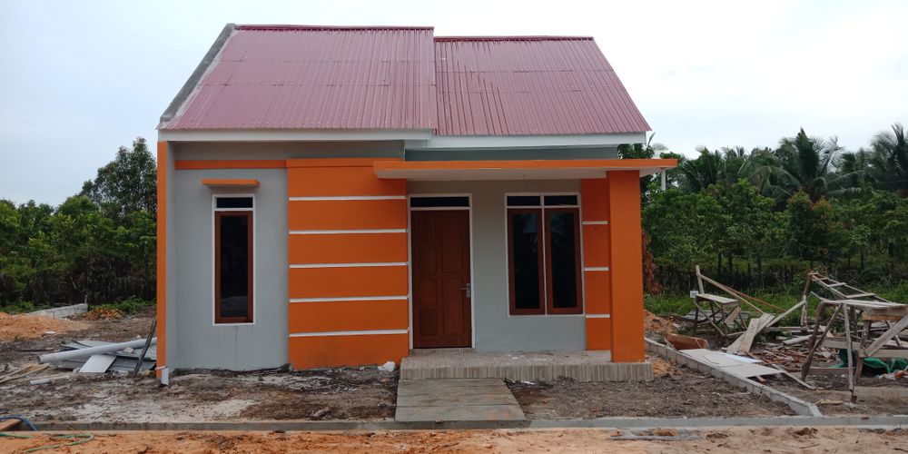 foto tampak rumah tipe 36 perumahan PELITA RESIDENCE