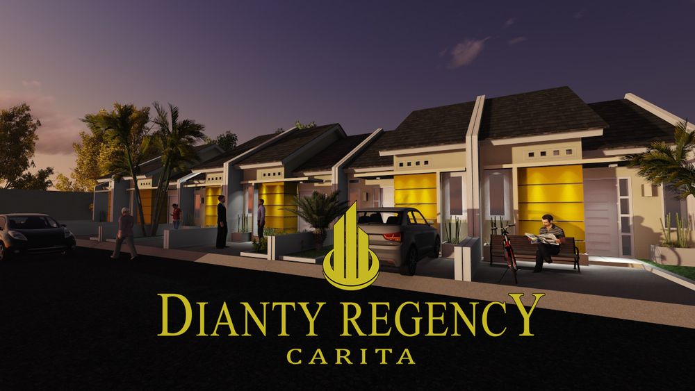 foto tampak rumah tipe 36 / 60 perumahan DIANTY REGENCY